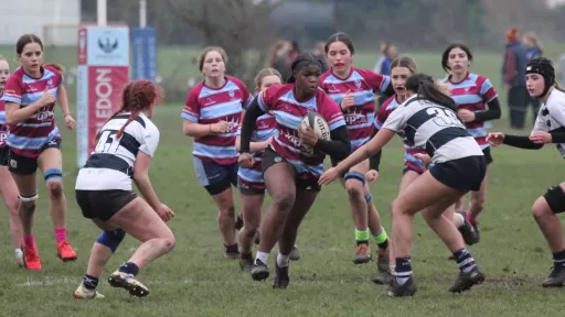 U16 Girls in Action